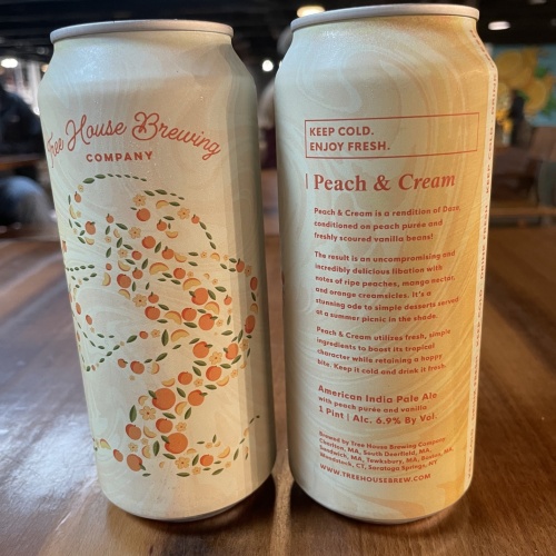 Tree House Brewing 2 * PEACH & CREAM - 2 CANS 05/06/2026