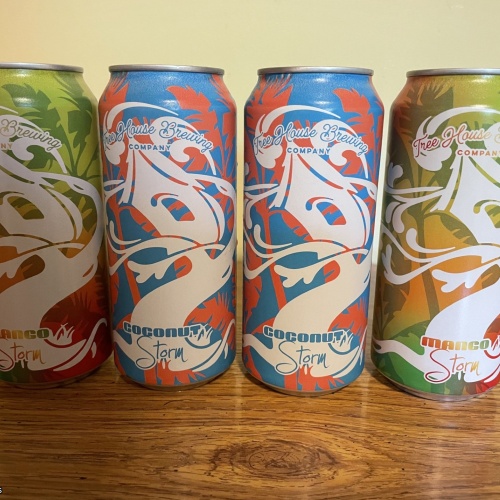 Tree House Brewing 2 * COCONUT STORM & 2 * MANGO STORM - 4 CANS TOTAL