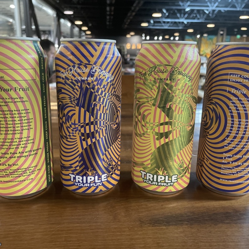 Tree House Brewing 2 * TRIPLE YOUR FUN & 2 * TRIPLE YOUR FRUIT - 4 CANS TOTAL 05/14/2026