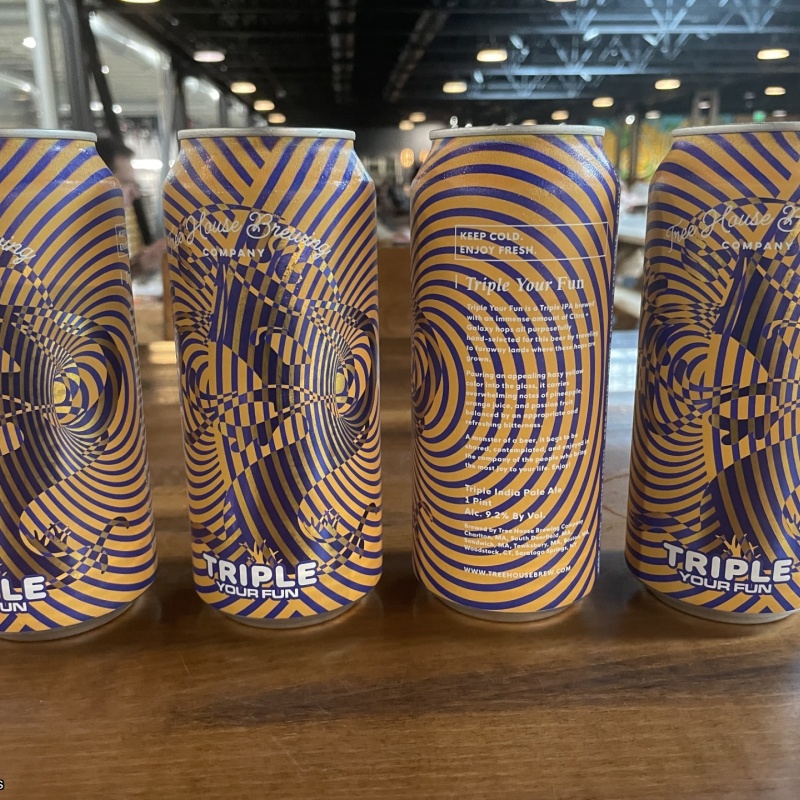 Tree House Brewing 4 * TRIPLE YOUR FUN - 4 CANS TOTAL 05/14/2026